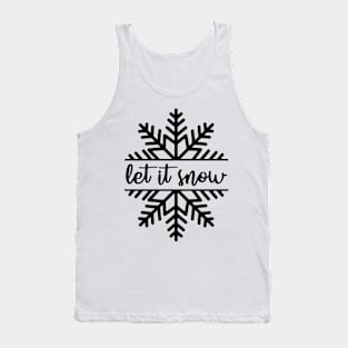 Christmas Snowflake Tank Top